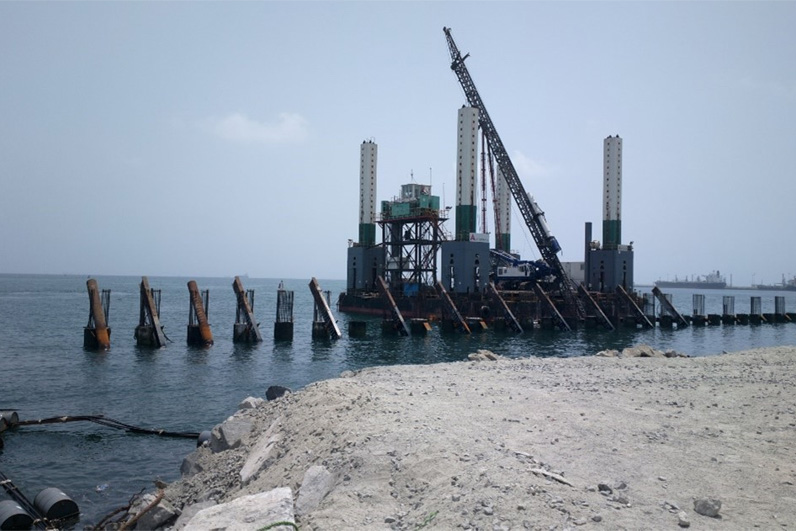 Structural Steel Applied in the sea floor