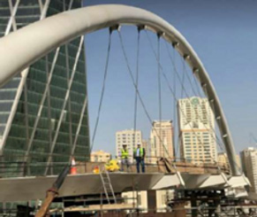 Al Ittihad Suspension Steel Bridge