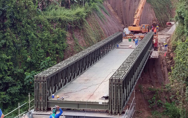 pre-engineered steel bridge - prefabricated bailey steel bridge