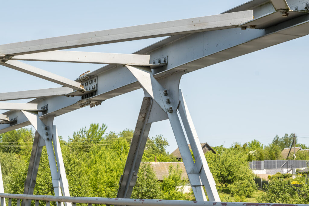 Steel Bridge Supported by angle bars