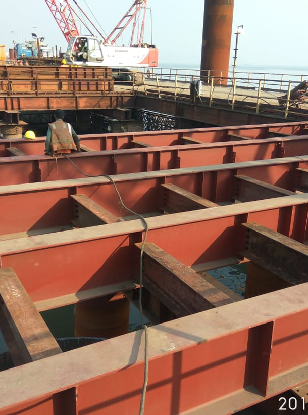 Bridge Steel Frame for Mumbai Trans